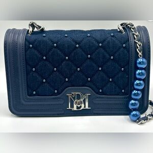 Badgely Mishcka Denim Quilted Crossbody Bag